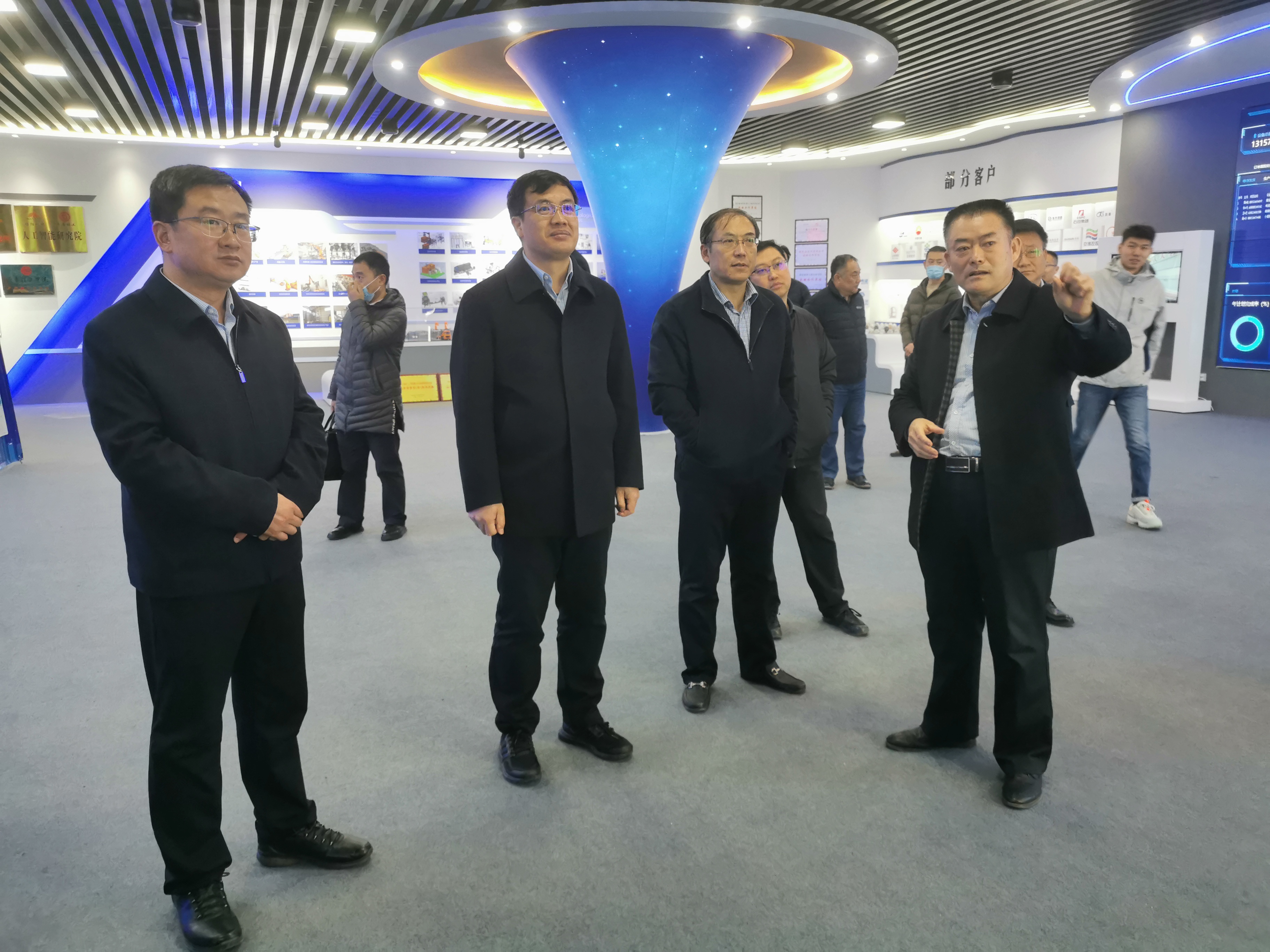 濰坊副市長詹在平蒞臨博陽調研資金需求對接對接市場工作