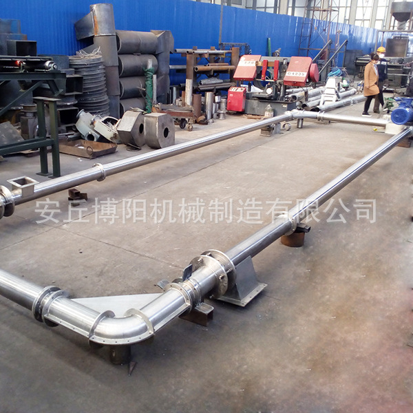 粉（fěn）煤灰管鏈式輸送機能輸送60米的原（yuán）因
