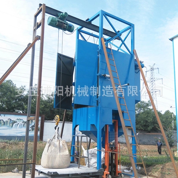 石墨粉用噸袋（dài）拆包機卸料的原因
