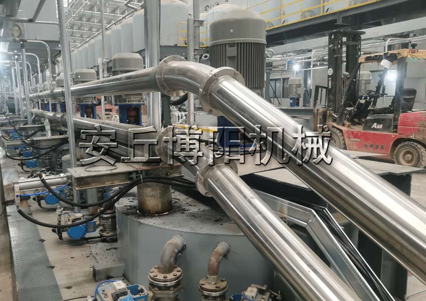 PVC粉料管鏈輸送機適用於形態物料的輸送作業