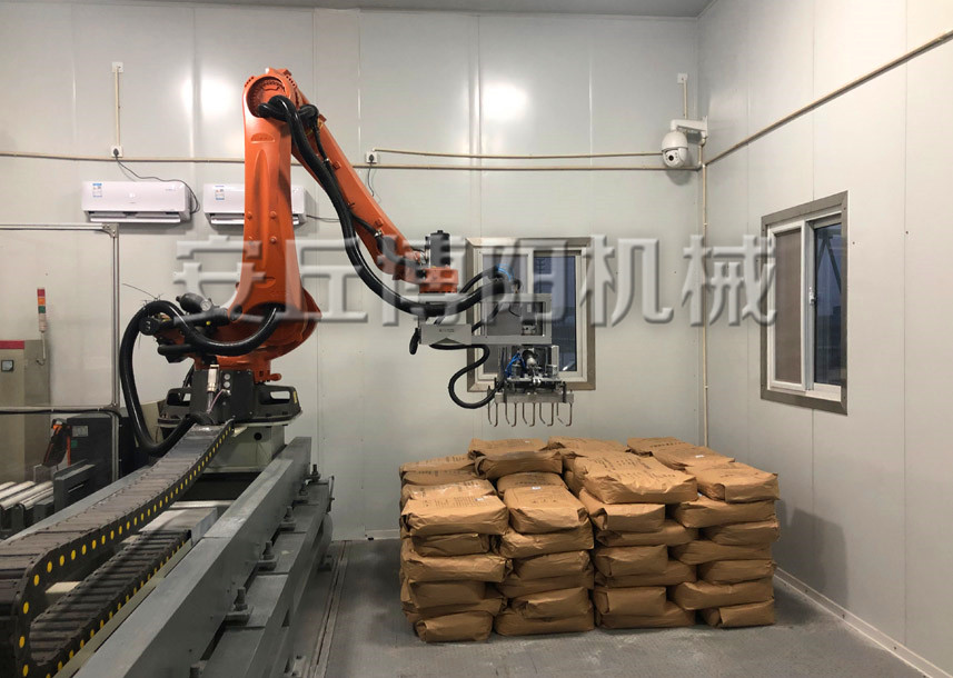 袋（dài）料自動碼垛機在不同（tóng）的企業中是如何應用的呢?