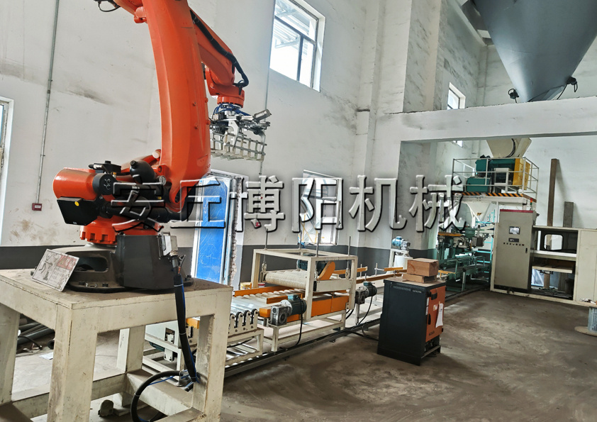 鈣粉（fěn）全自（zì）動包裝碼垛機的生產流程和特點