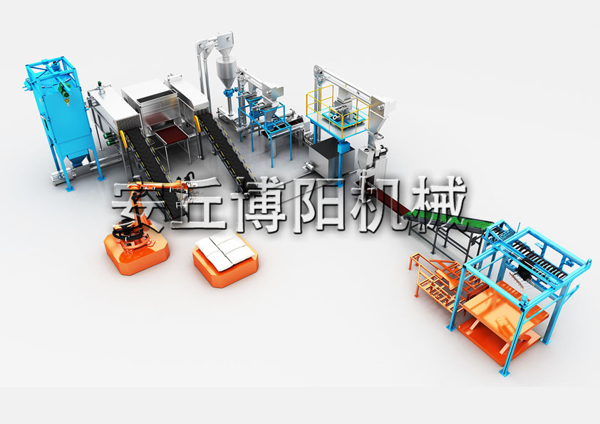 自動拆包機+Z型（xíng）管鏈提升機+噸袋（dài）包裝機生產線（xiàn）
