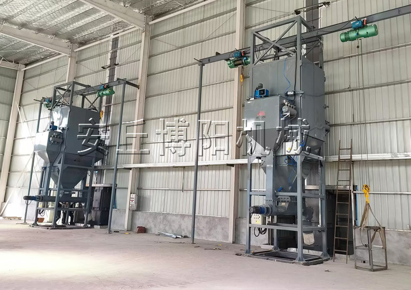 噸（dūn）袋破包機+螺旋輸送機解決方案