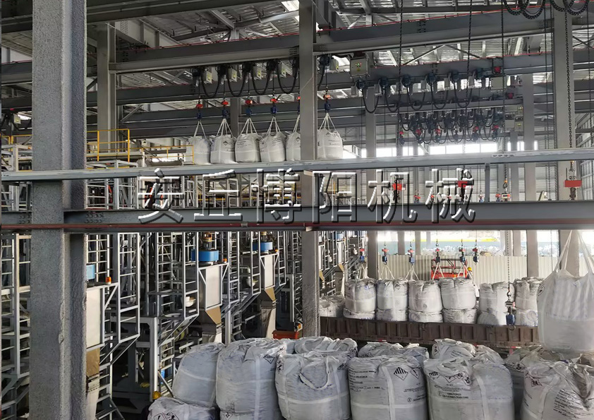 粉粒料全自動噸袋拆包機特點 全自動噸(dūn)包拆(chāi)包設備廠家