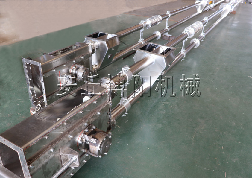 碳（tàn）酸氫鈉管（guǎn）鏈式輸送機 無塵管鏈輸送機性能特點