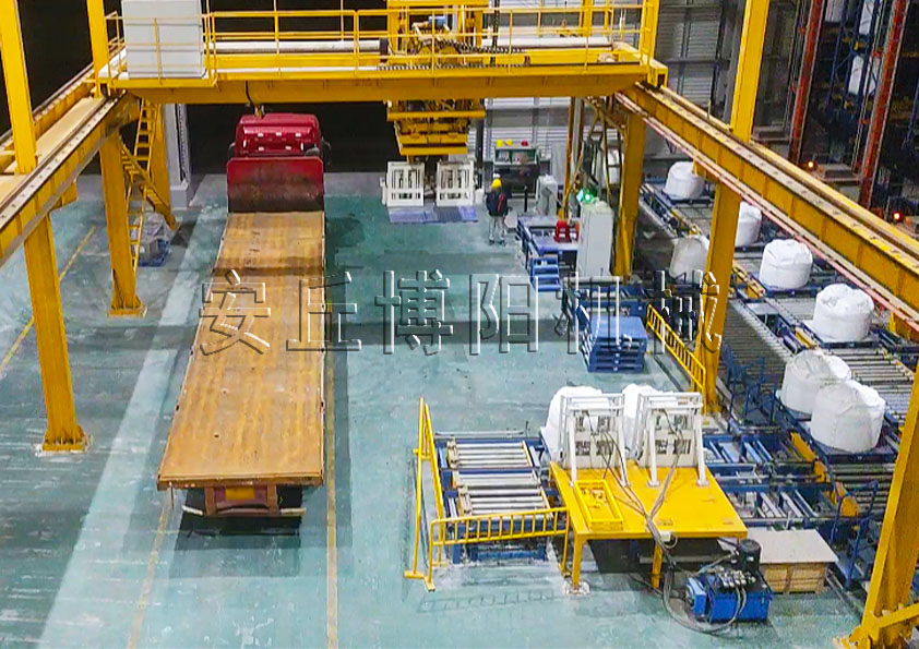 氯酸鈉（nà）全自動噸袋裝車機主要機構（gòu）和工作流程（chéng）是什麽？